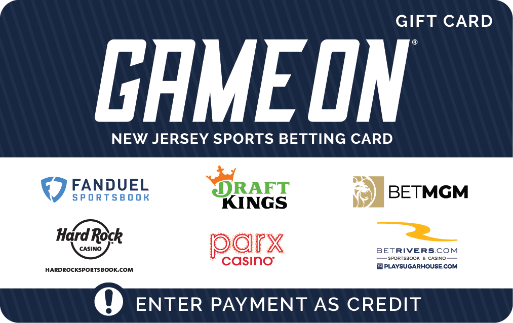 Game On New Jersey Sports Betting Gift Card Game On