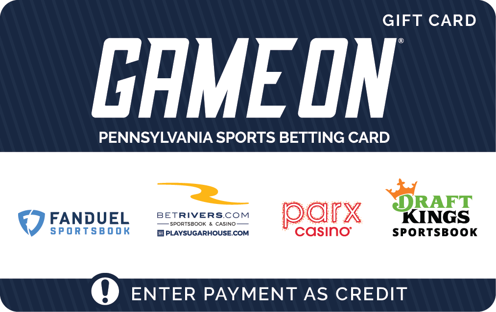 Game On Pennsylvania Sports Betting Card